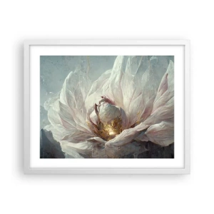 Plagát v bielom ráme - Rozkvitá raz za sto rokov - 50x40 cm