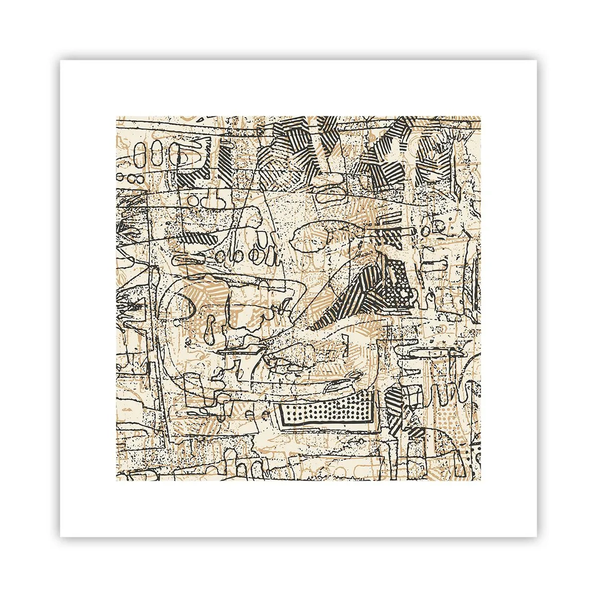 Plagát - Čaká na rozlúštenie - 30x30 cm