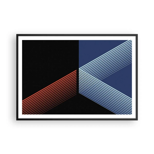 Plagát v čiernom ráme - Jednoduchý príbeh - 100x70 cm