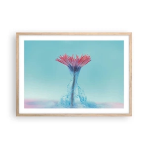 Plagát v ráme zo svetlého duba - V osviežujúcom objatí - 70x50 cm