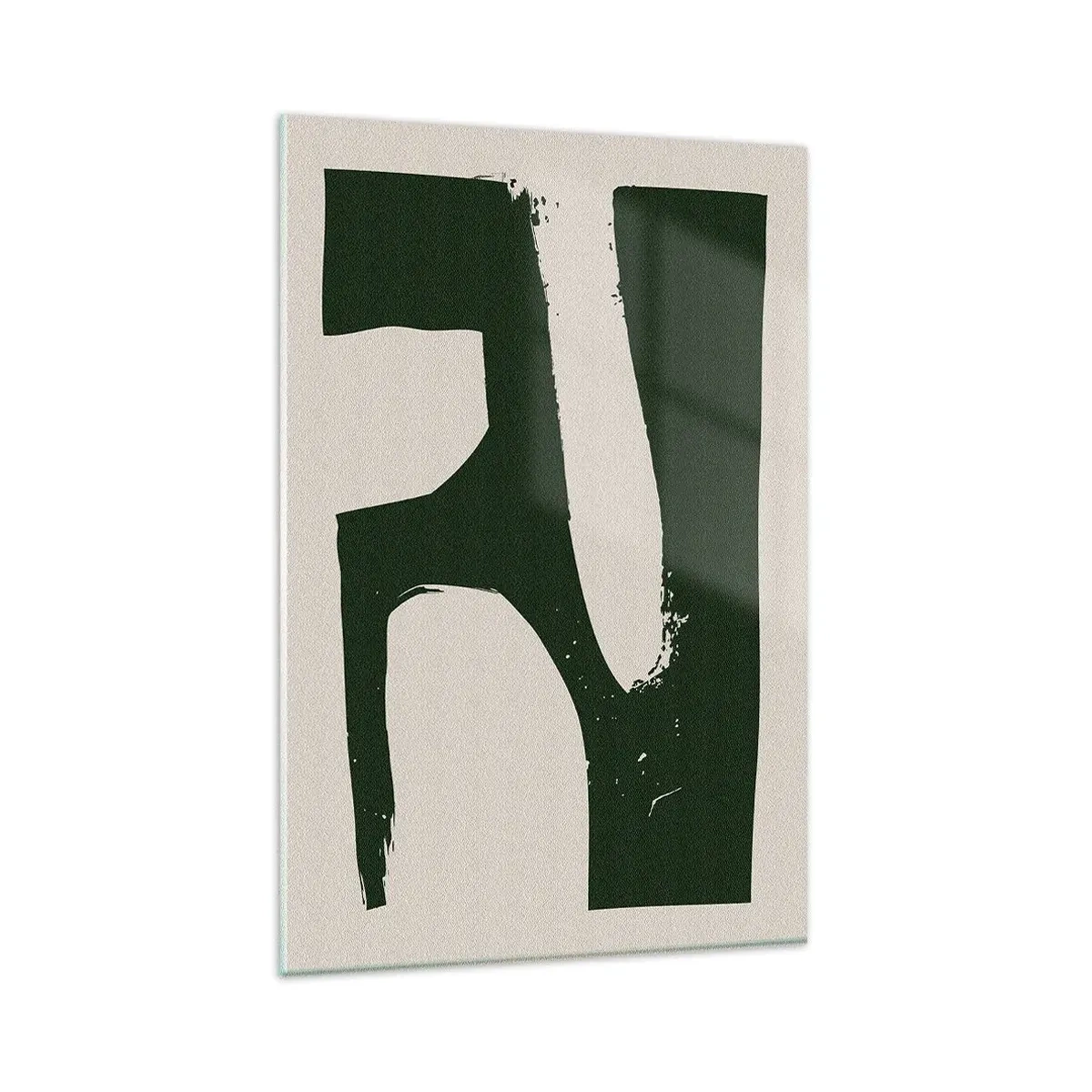 Obraz na skle - Zálivy v bielom - 80x120 cm