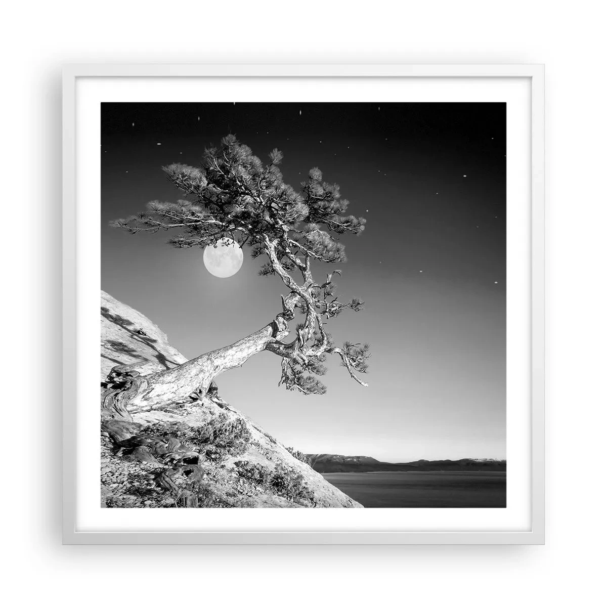 Plagát v bielom ráme - Víťazná bojovníčka - 60x60 cm