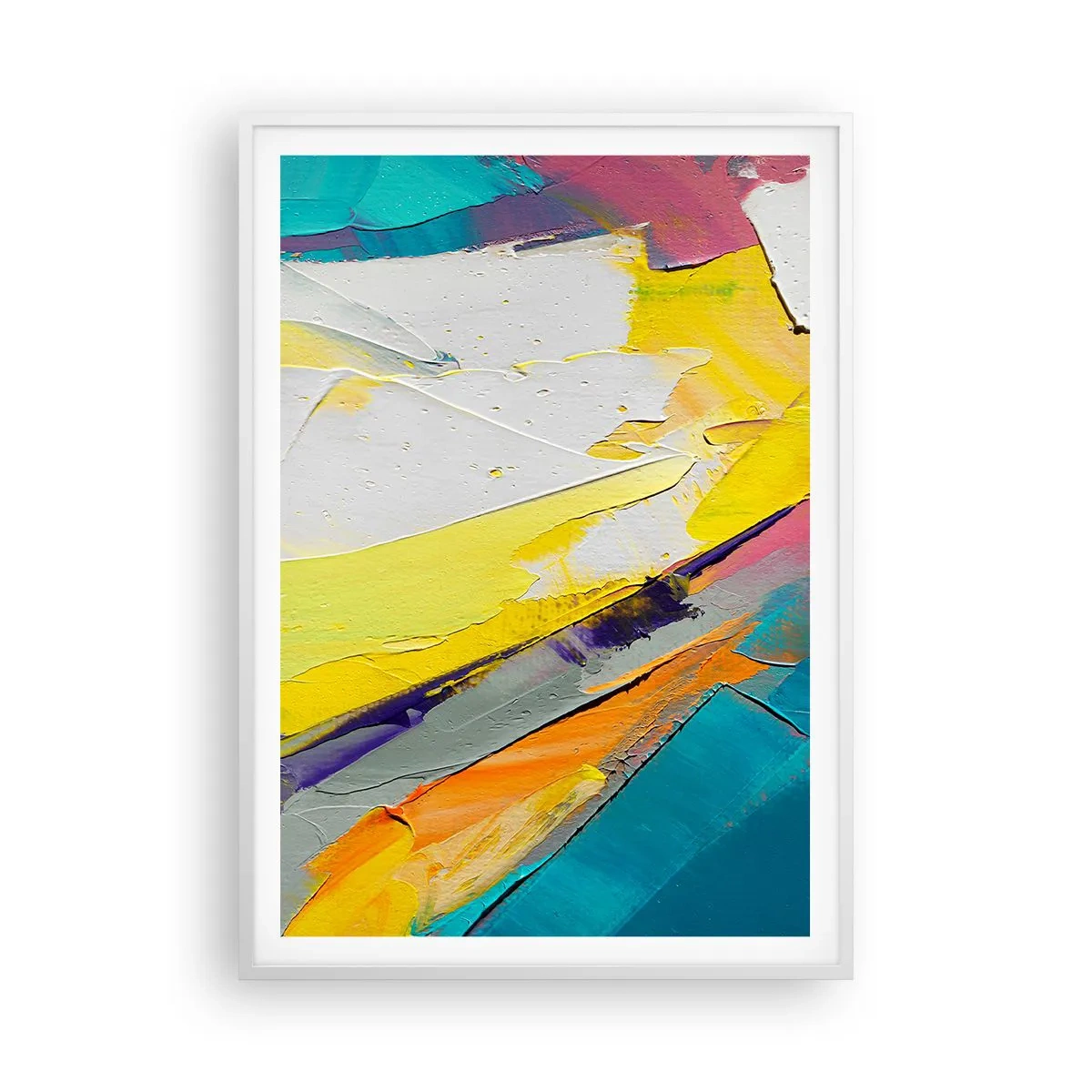 Plagát v bielom ráme - Anatómia svetla - 70x100 cm