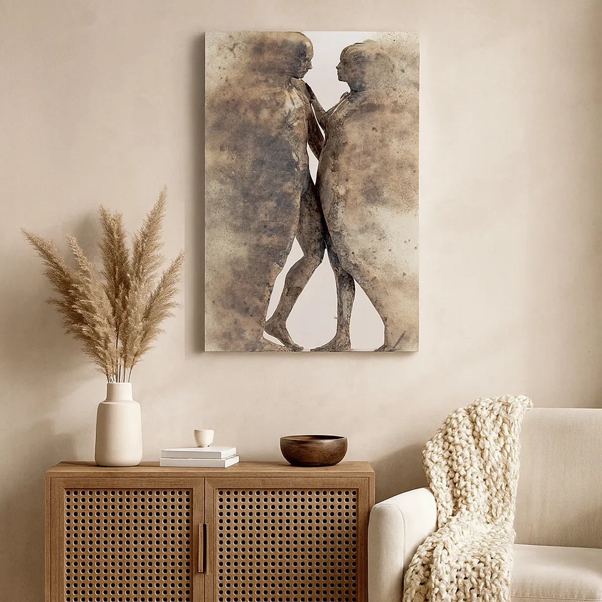 Obraz na plátne - Z prachu povstali, aby milovali - 50x70 cm