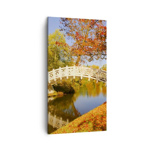 Obraz na plátne - Na bielom mostíku vzdychov - 45x80 cm