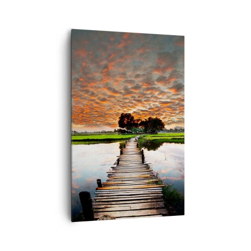 Obraz na plátne - Roztiahnite ruky - dýchajte  - 80x120 cm