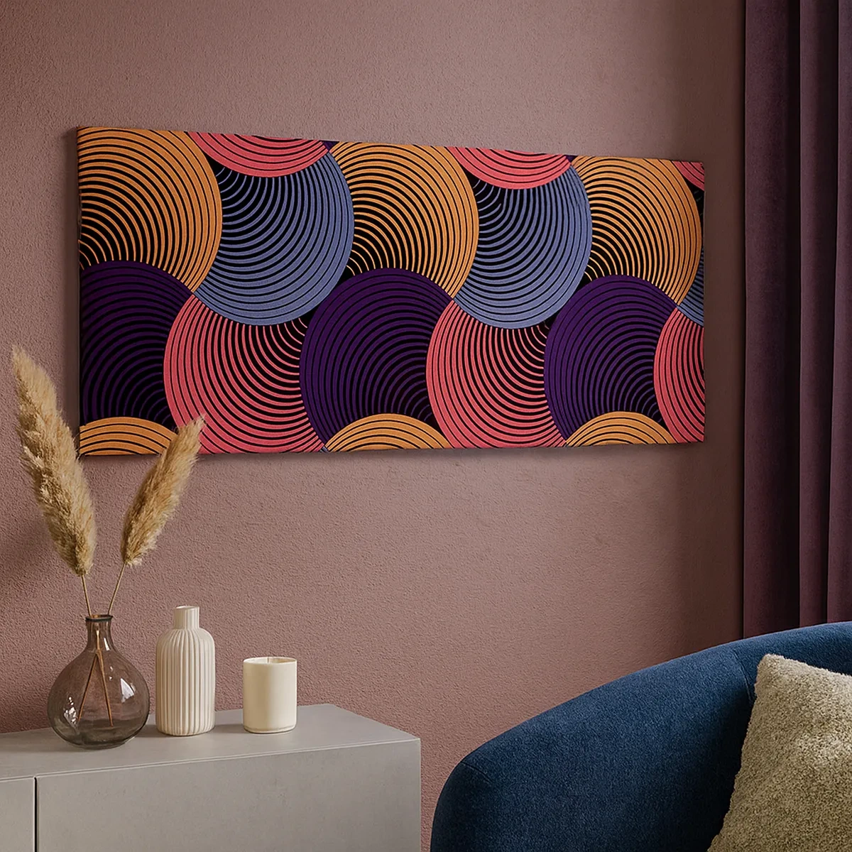 Obraz na plátne - V kruhovom rytme - 30x30 cm