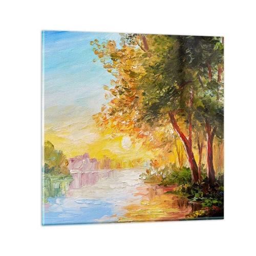 Obraz na skle - Et in Arcadia ego - 70x70 cm