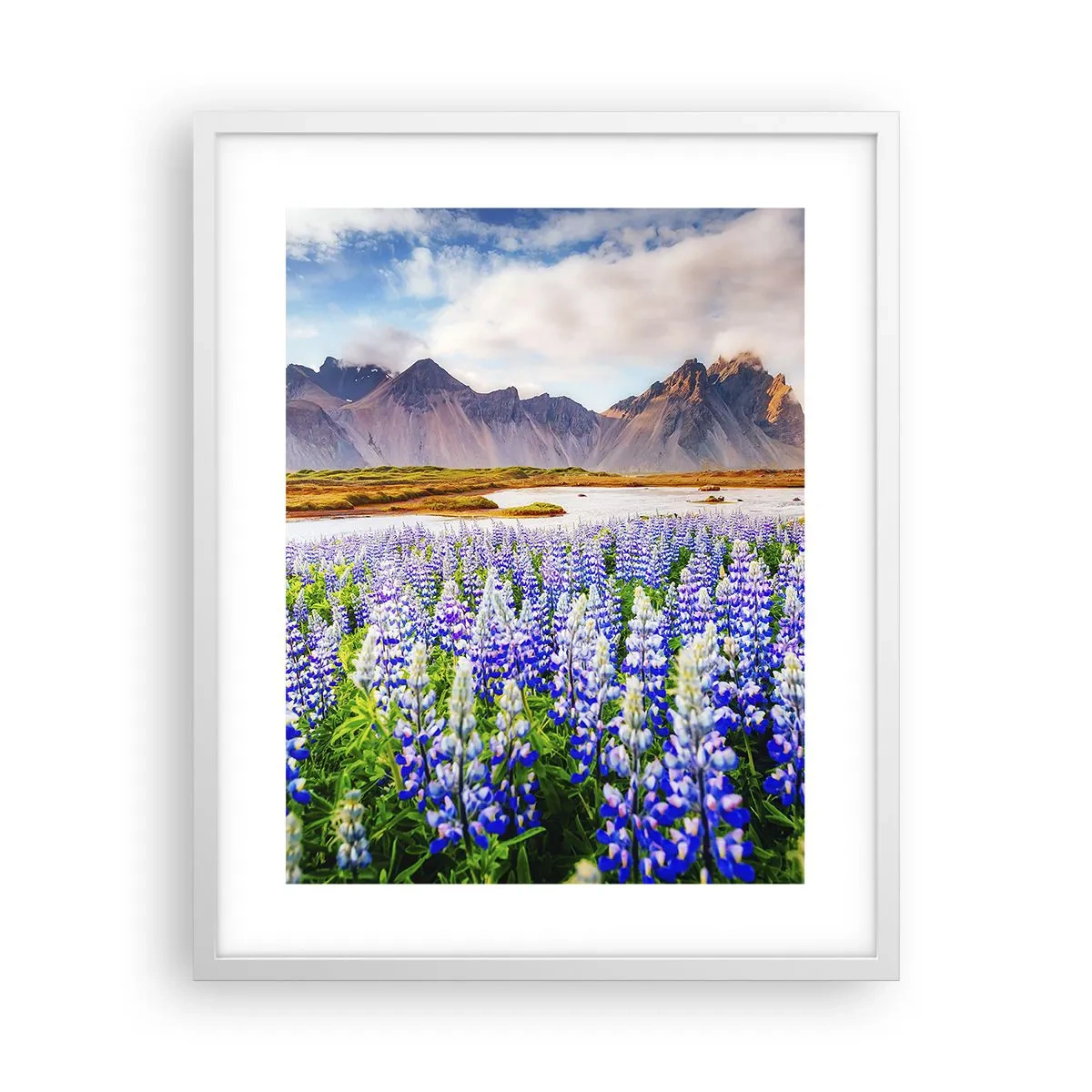 Plagát v bielom ráme - Sila a prísnosť vedľa miernosti - 40x50 cm