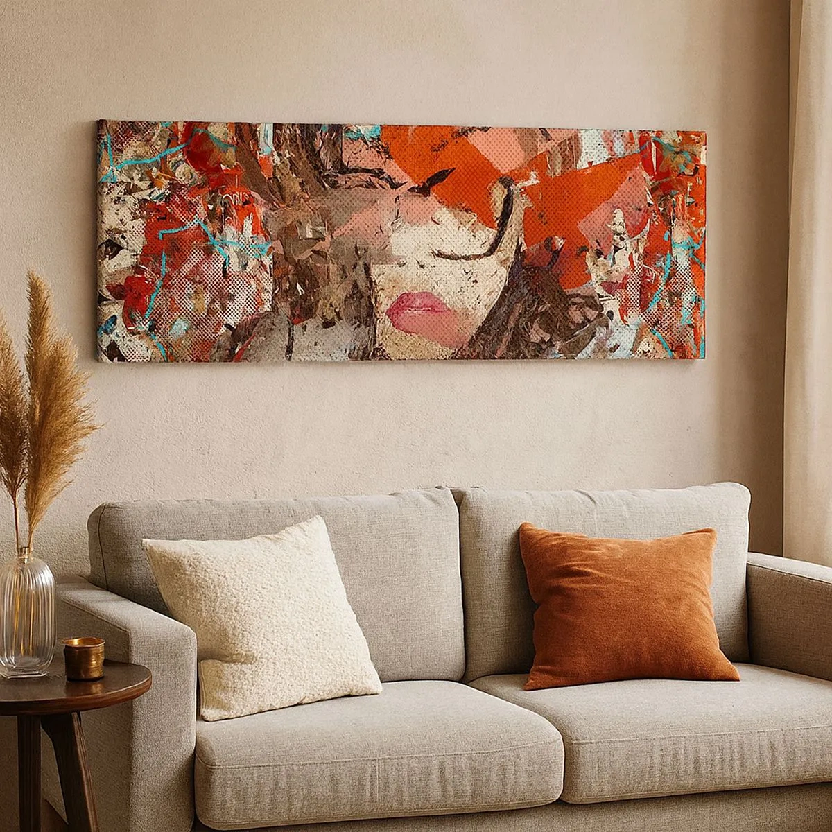 Obraz na plátne - Aká si skutočne nikto nevie - 100x40 cm