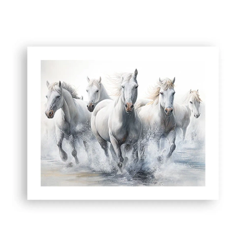 Plagát - Biela mágia - 50x40 cm