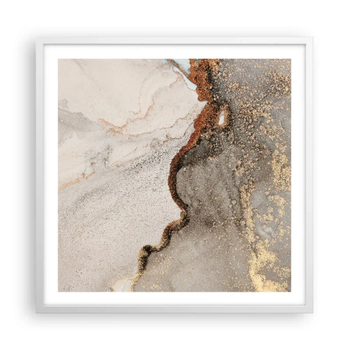 Plagát v bielom ráme - Na hranici farieb - 60x60 cm