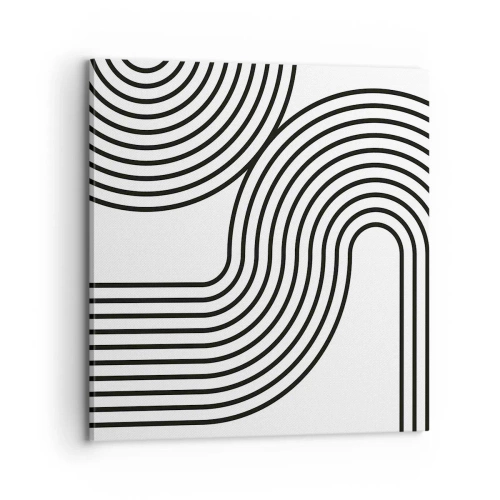 Obraz na plátne - V zákrute - 70x70 cm