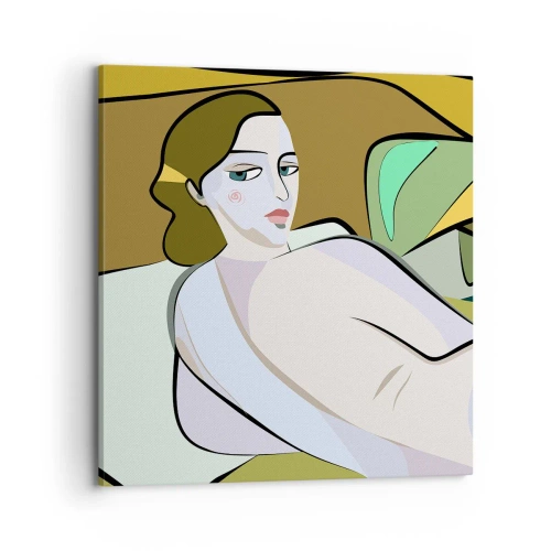Obraz na plátne - Intímny portrét - 70x70 cm