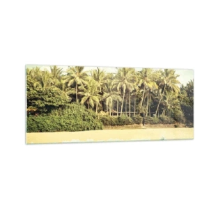 Obraz na skle - Čo napríklad tu? - 100x40 cm