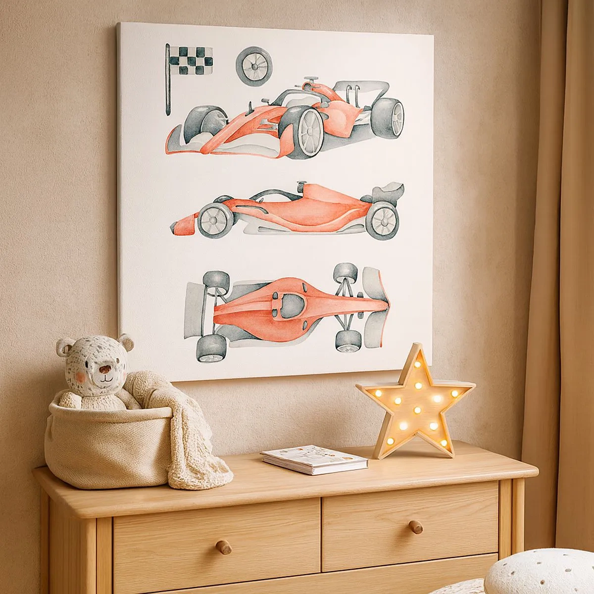 Obraz na plátne - Dobehnúť sen - 30x30 cm