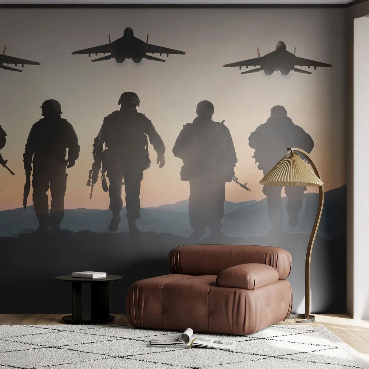 Samolepiaca Fototapeta Deluxe Sticker - Vitaj v našom svete - Vojenské, armády, Vojaci - 250x175 cm