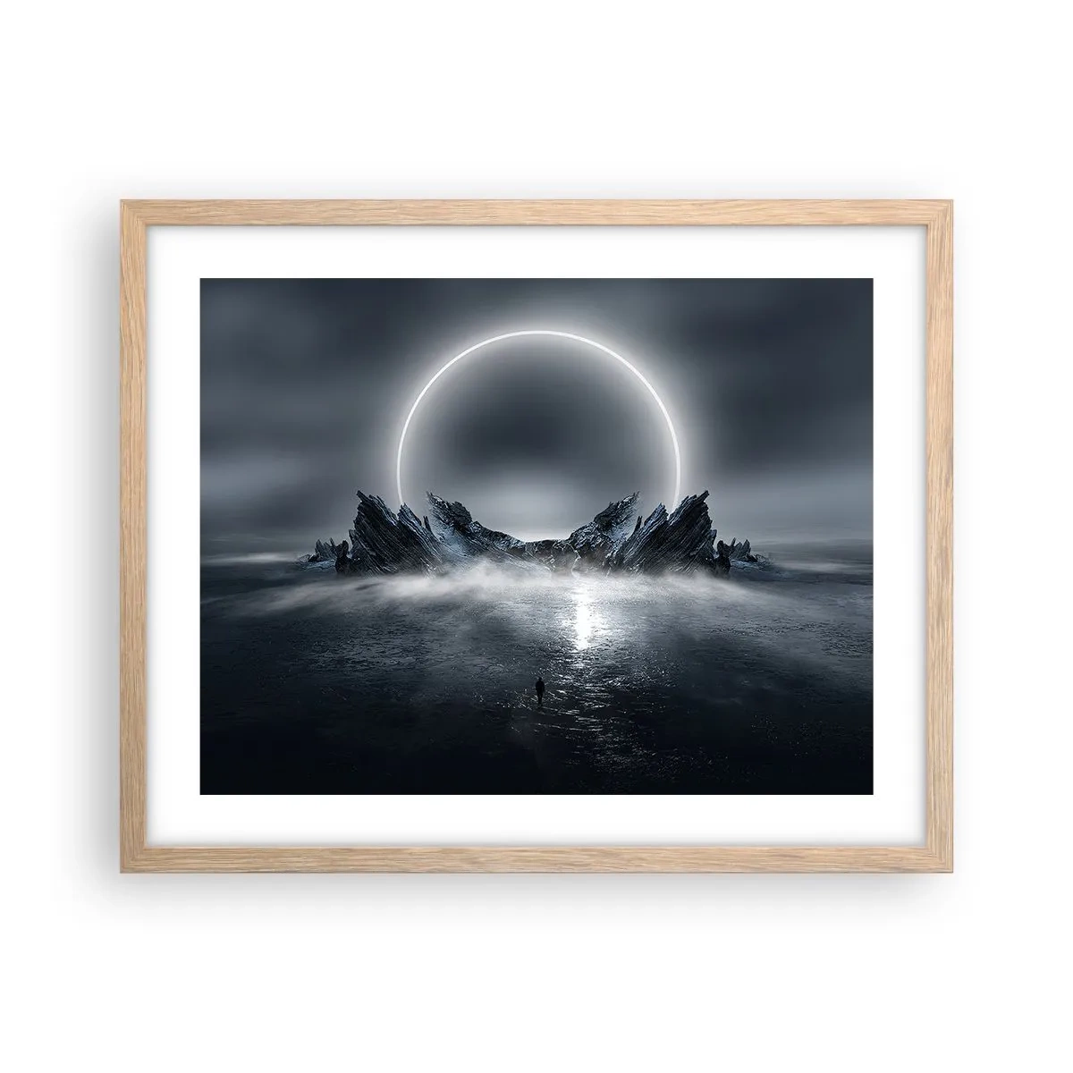 Plagát v ráme zo svetlého duba - Finále príbehu - 50x40 cm