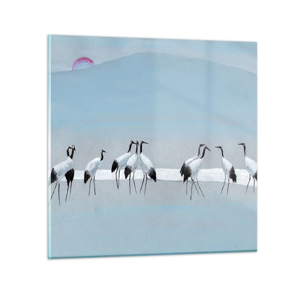 Obraz na skle - Po horúcom dni - 30x30 cm