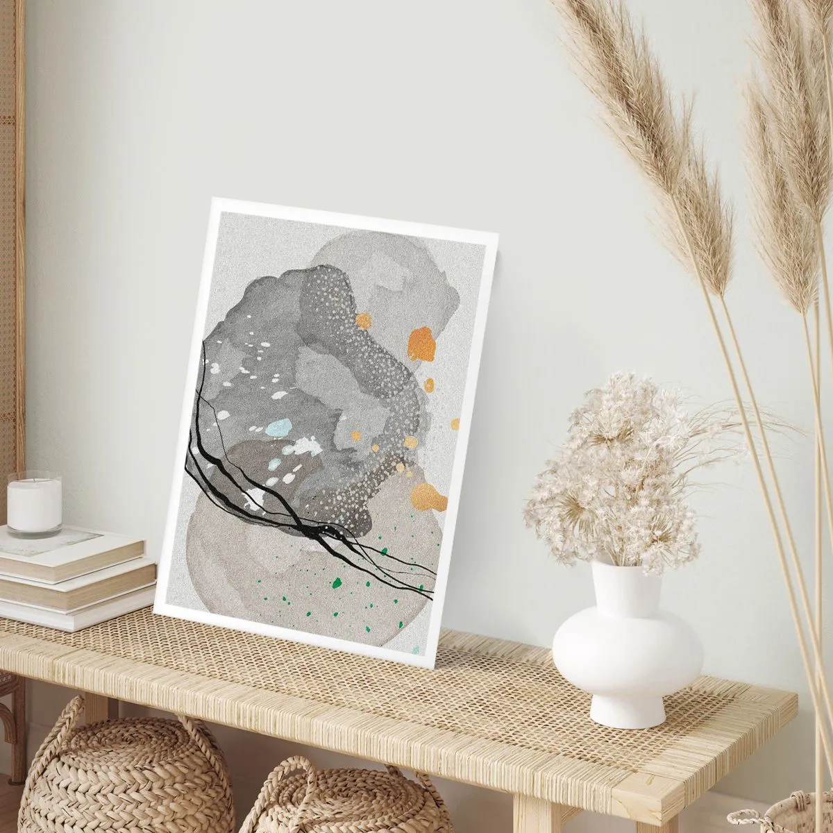 Plagát - Organická kompozícia - 40x50 cm