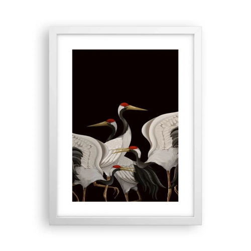 Plagát v bielom ráme - Vtáčie záležitosti - 30x40 cm