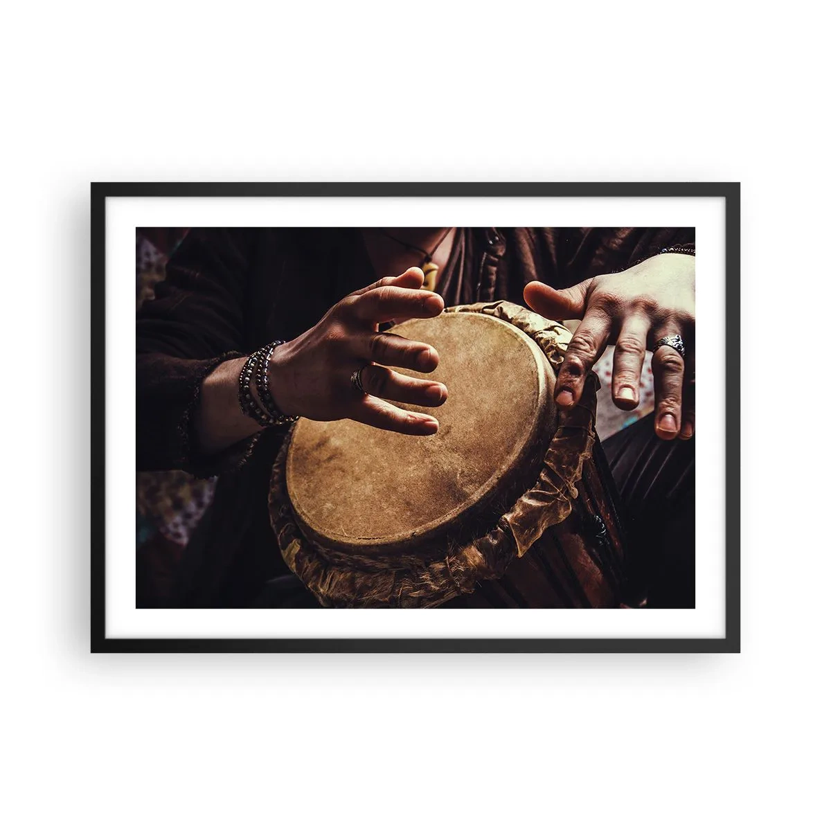 Plagát v čiernom ráme - V rytme srdca - 70x50 cm