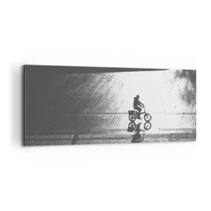 Obraz na plátne - Dopredu, cez mesto - 100x40 cm