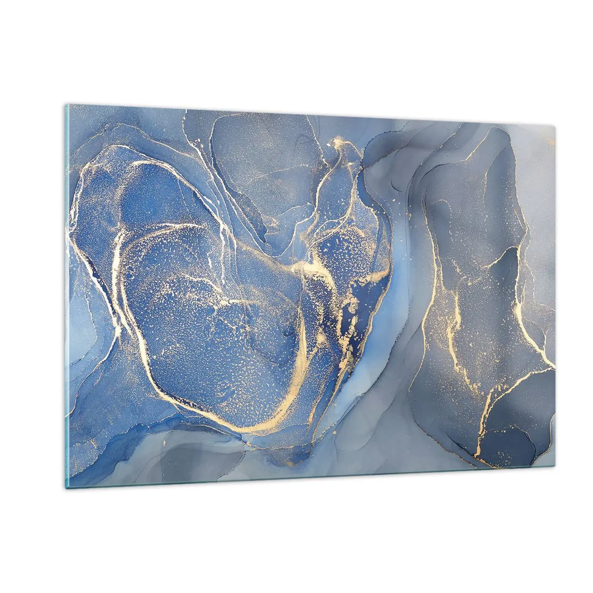 Obraz na skle - Zlatý prach - 120x80 cm