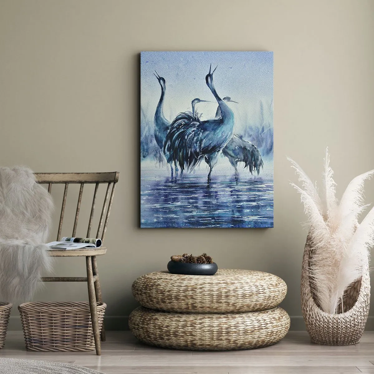 Obraz na plátne - Ranné stretnutie - 50x70 cm