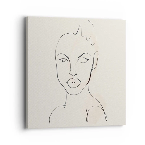 Obraz na plátne - Obrys zmyselnosti - 40x40 cm