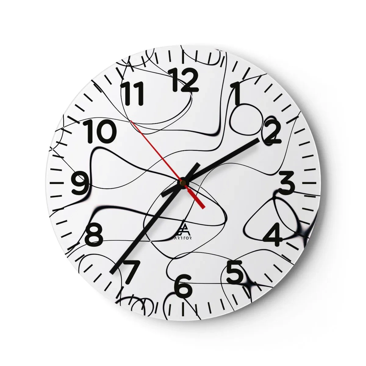 Nástenné hodiny - Cesty života, zákruty osudu - 40x40 cm