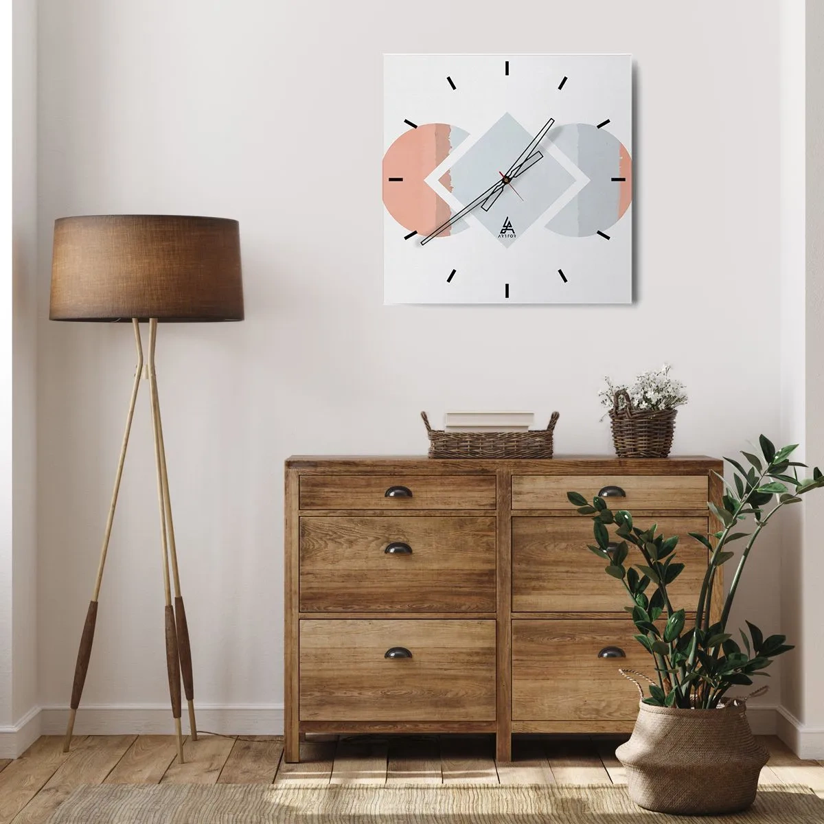 Nástenné hodiny - Situácia je jasná - 40x40 cm