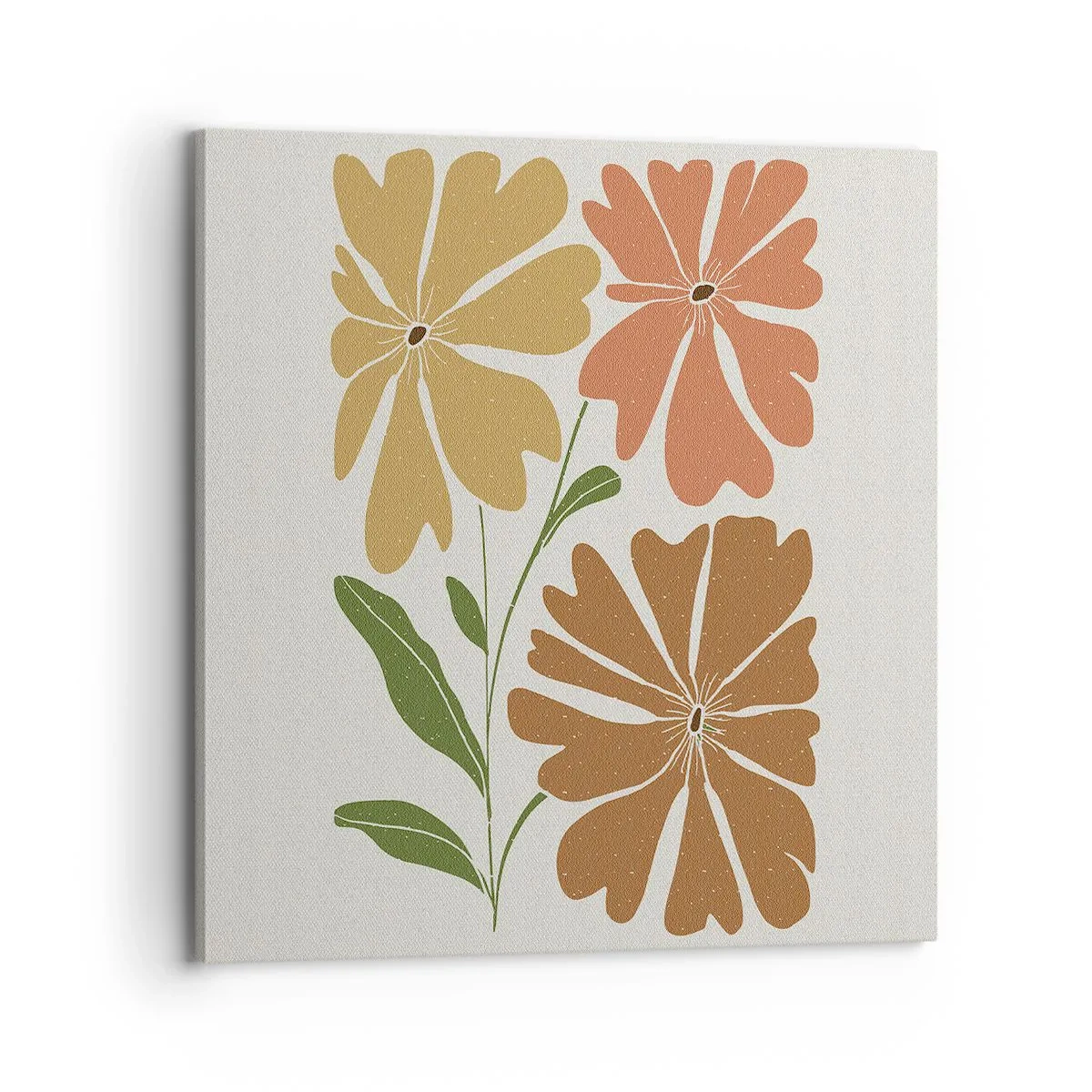 Obraz na plátne - Príroda a geometria - 70x70 cm