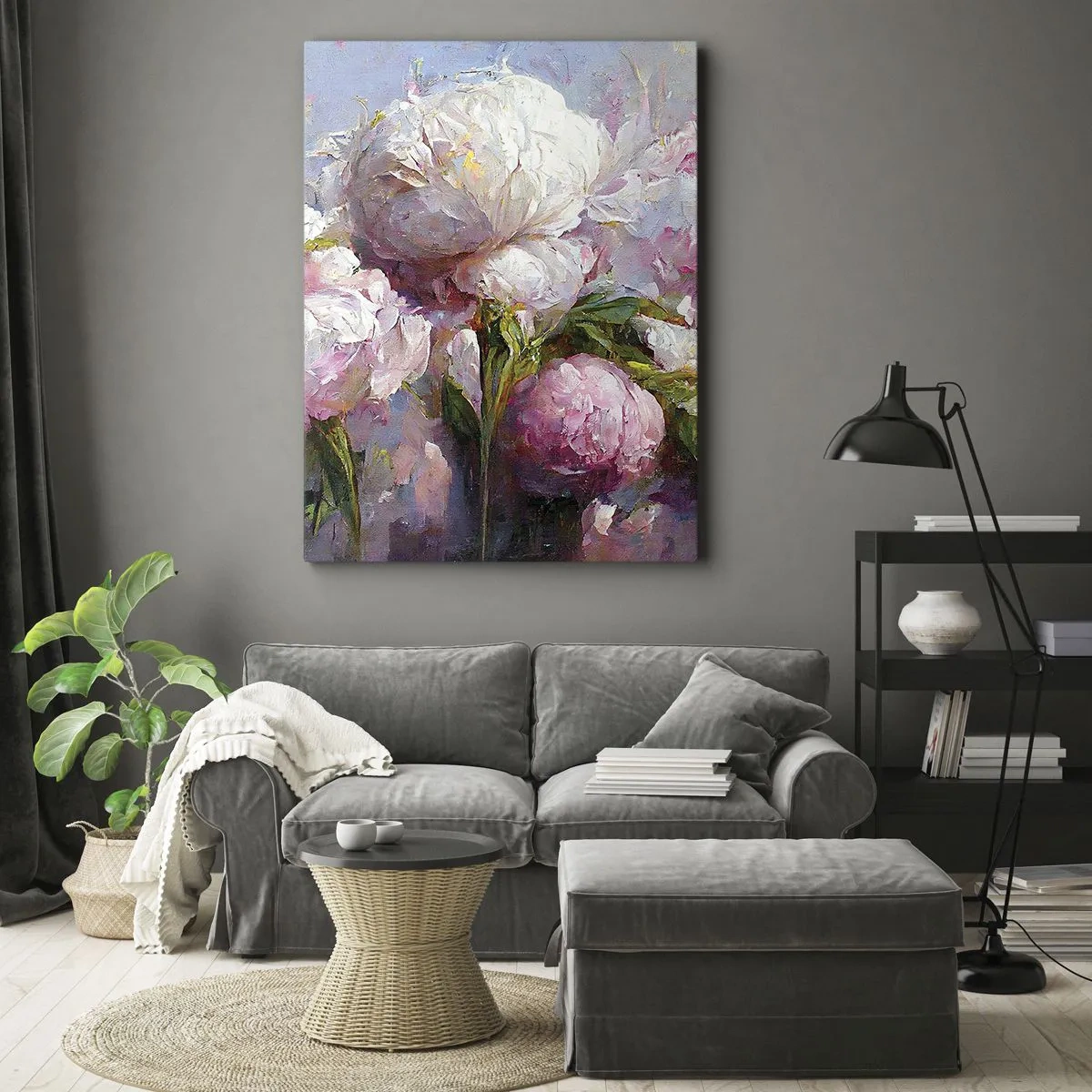 Obraz na plátne - Kytica prekypujúca životom - 80x120 cm