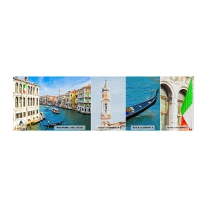 Vzorka fototapety Premium Canvas - Doprava jediná na svete - Benátky, Architektúra, Canal Grande - 100x30 cm
