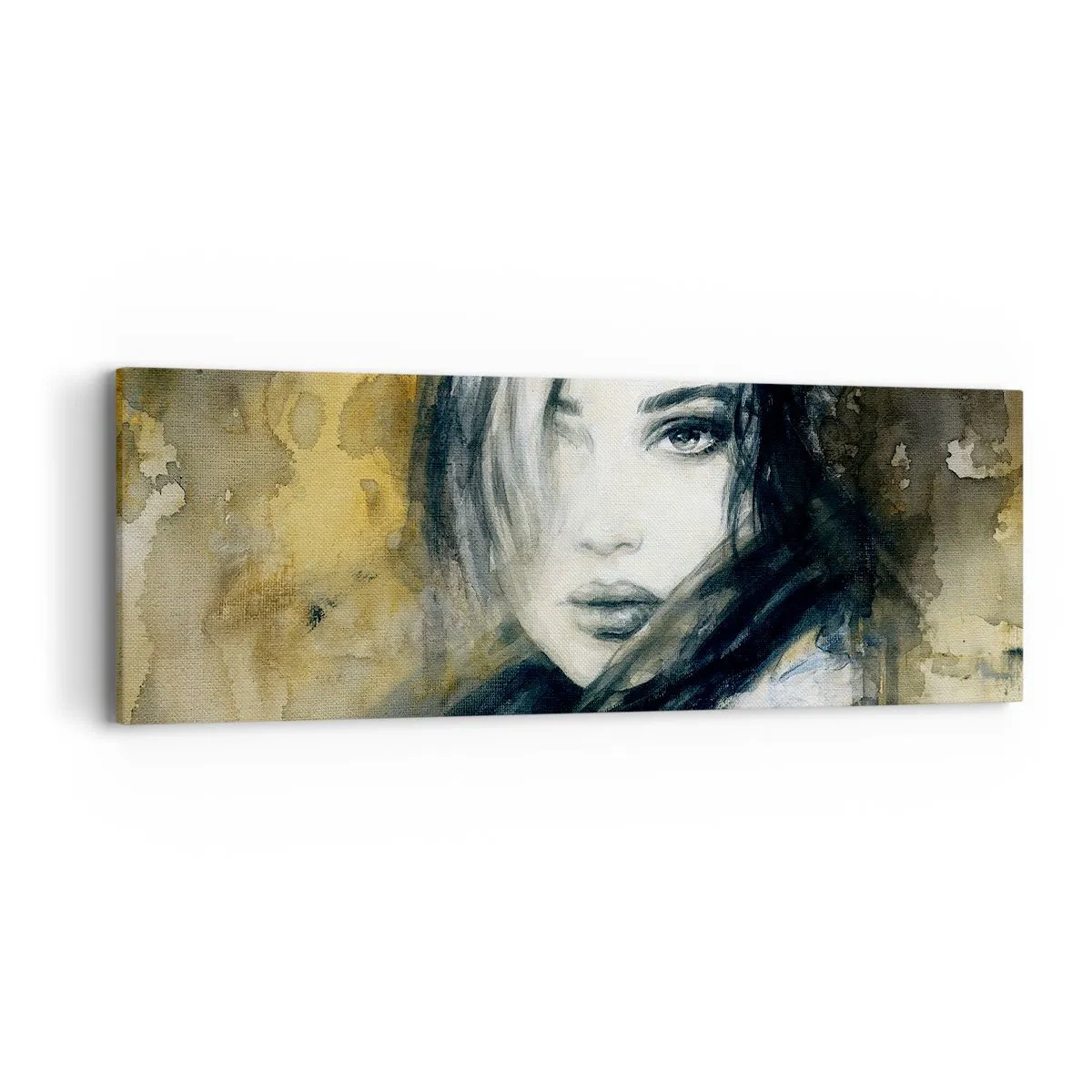 Obraz na plátne - viac nevinná alebo zmyselná? - 90x30 cm