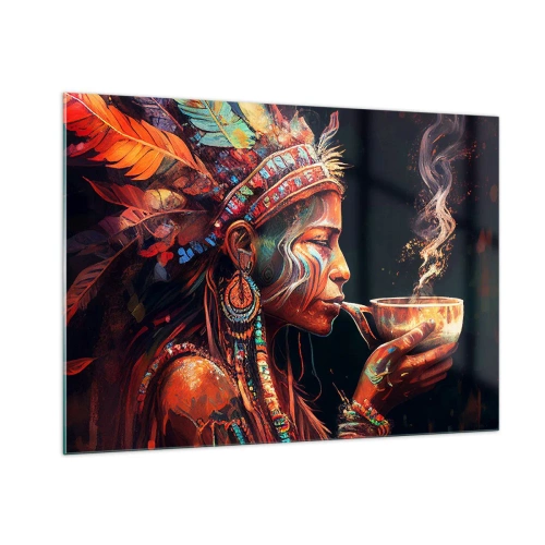 Obraz na skle - Magický rituál - 100x70 cm