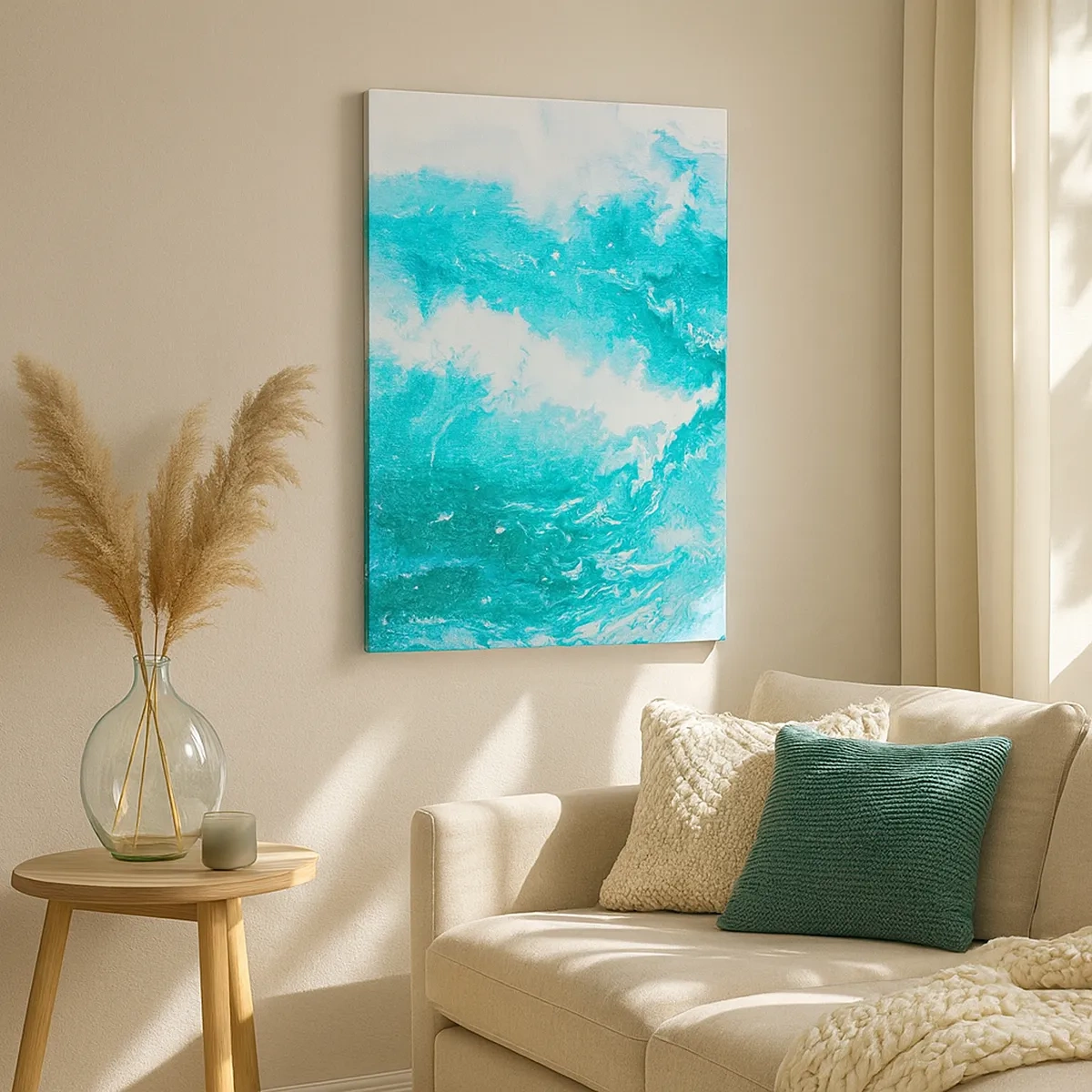 Obraz na plátne - V jadre živlu - 50x70 cm