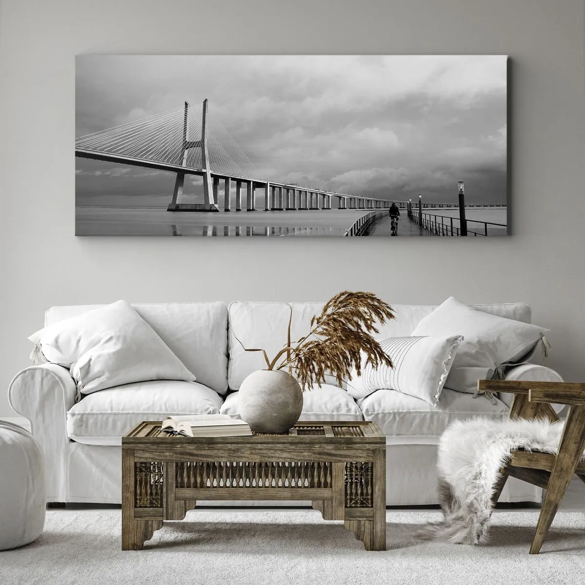 Obraz na plátne - Každému, čo mu patrí - 160x50 cm