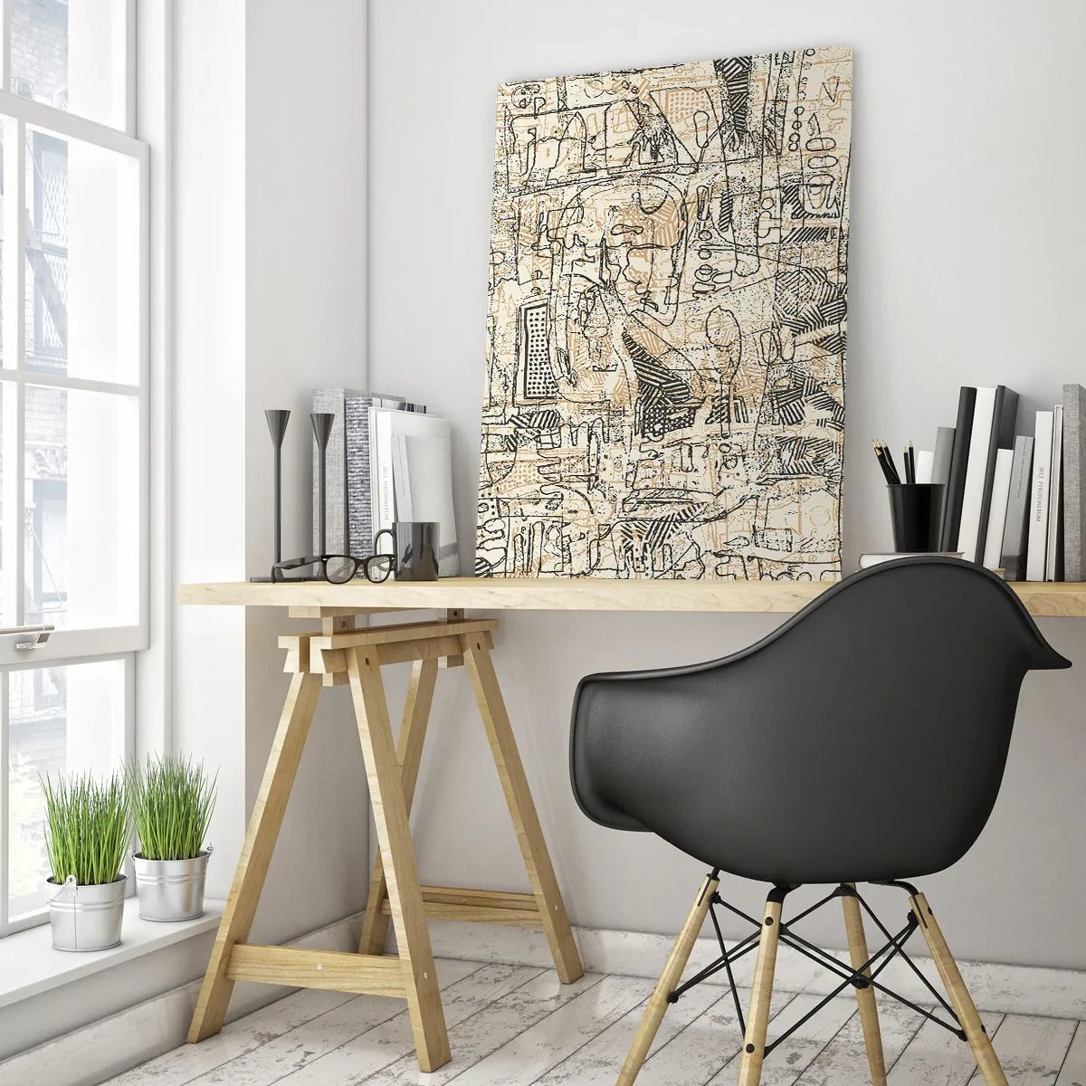 Obraz na skle - Čaká na rozlúštenie - 50x70 cm