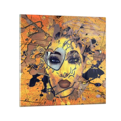 Obraz na skle - Slnečná krása - 70x70 cm