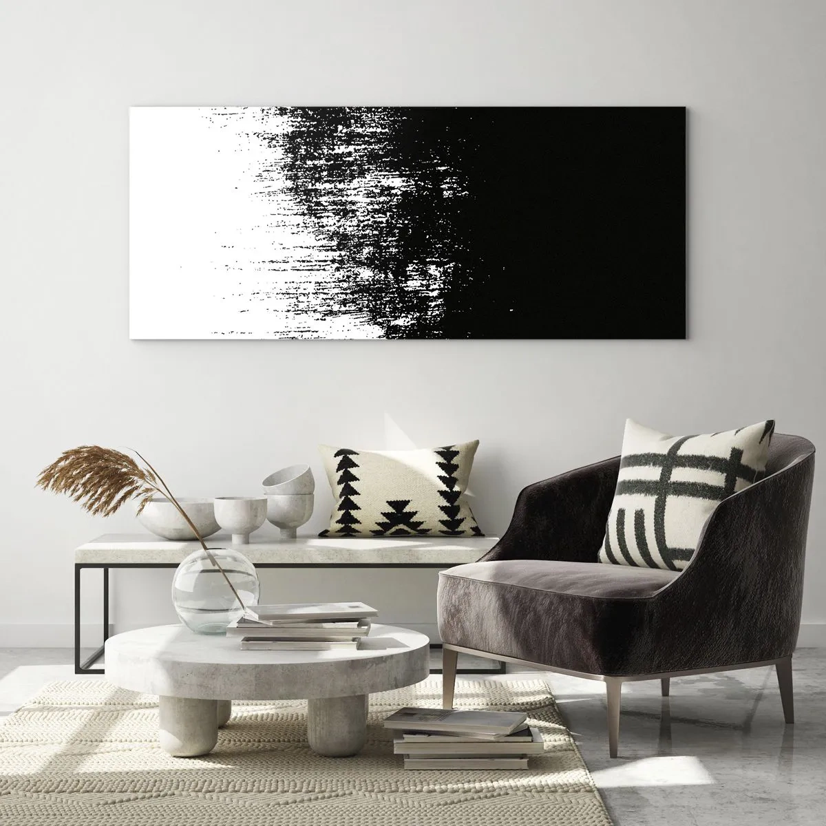 Obraz na skle - Víťazom sa stáva... - 90x30 cm