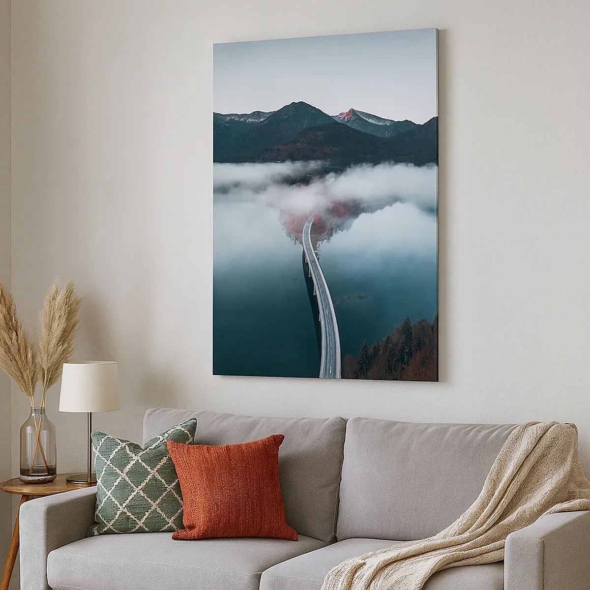 Obraz na plátne - Pri vode hladkej ako zrkadlo - 50x70 cm