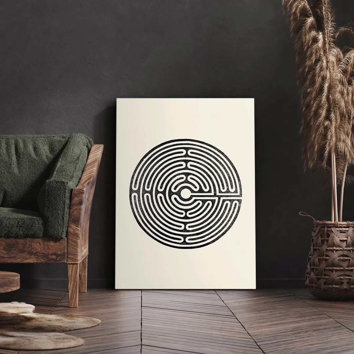 Obraz na plátne - Tajomný poriadok - 65x120 cm