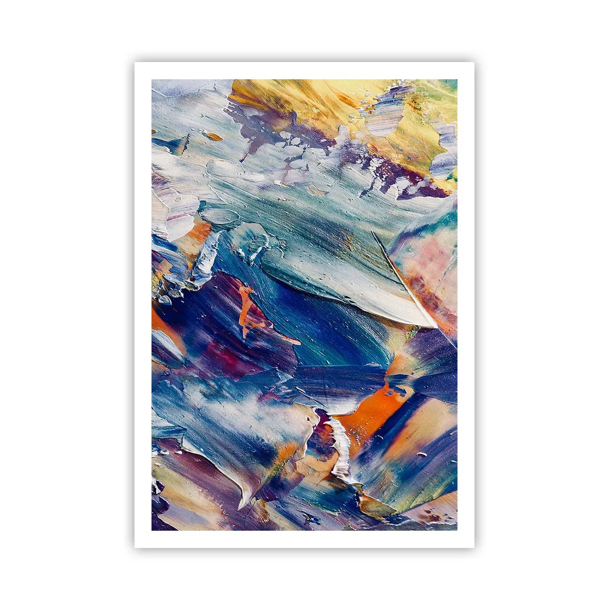 Plagát - Chaos farieb - 70x100 cm