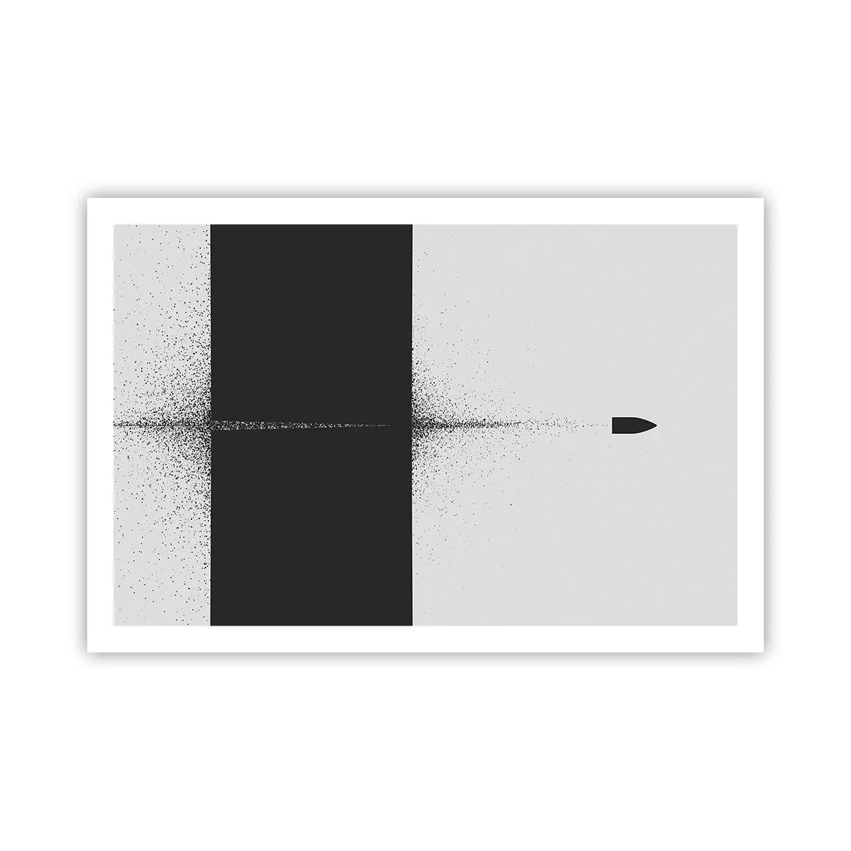 Plagát - Priamo k cieľu - 91x61 cm