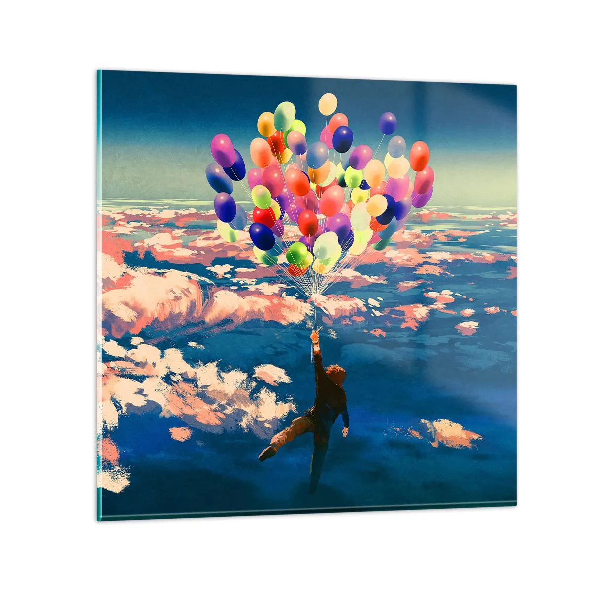 Obraz na skle - Splnené sny detstva - 60x60 cm