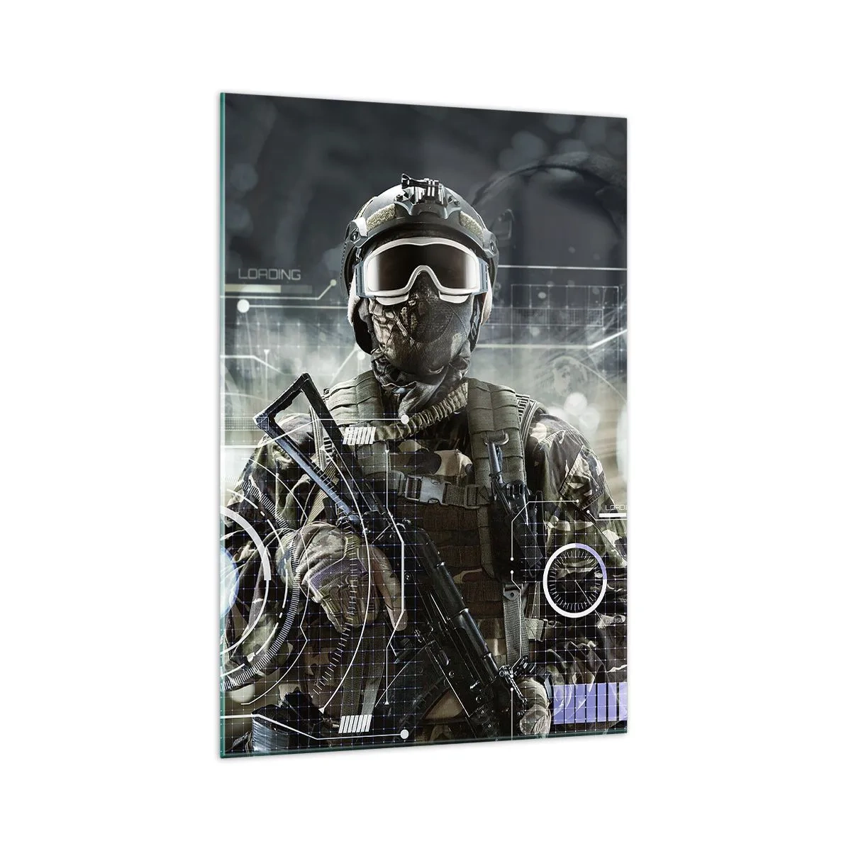 Obraz na skle - Ešte väčšia sila - 70x100 cm