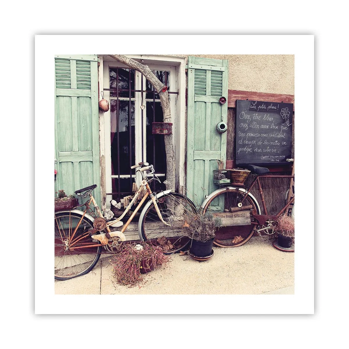 Plagát - Nech žije provincia - 50x50 cm