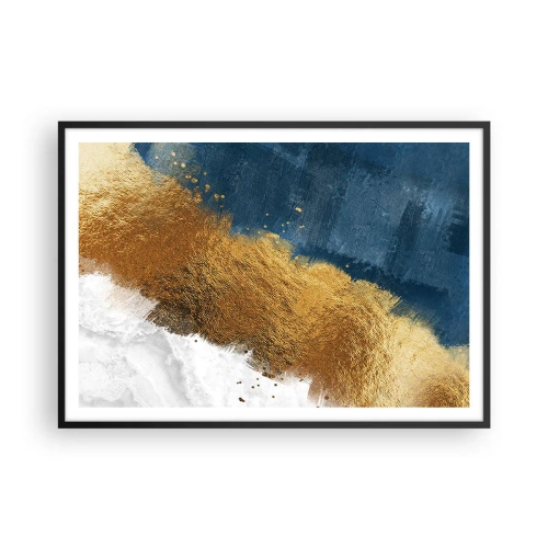 Plagát v čiernom ráme - Farby leta - 100x70 cm
